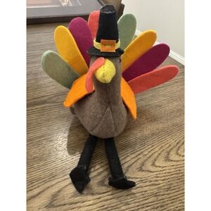 Rare Target 7" Felt Sitting Turkey Thanksgiving Decoration Plush